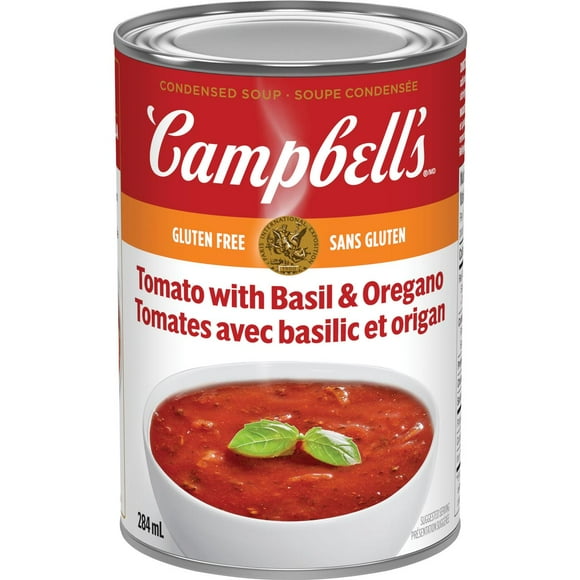 Campbell's® Condensed Tomato with Basil and Oregano Soup, Shelf Stable, 284 mL