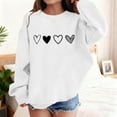 thumbnail image 2 of Sweatshirts for Girls Valentine Sweatshirt Long Sleeve Casual Heart Sweatshirts Crewneck Pullover Sweatshirt Little Boy Clothes 4-5 Years, 2 of 4