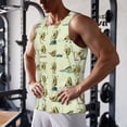 thumbnail image 5 of KLL Avocado for Exercise Print Men's Muscle Gym Workout Stringer Tank Tops Bodybuilding Fitness T-Shirts Tank Tops Men-X-Large, 5 of 7