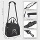 thumbnail image 2 of Disketp Black And White Shark Lonchera Térmica para Mujer y Hombre, Bolsa de Almuerzo Reutilizable e Impermeable para Trabajo, Viajes y Picnic, 2 of 7