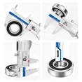 thumbnail image 2 of Stainless Steel Digital Caliper with IP54 Protection, 150mm/6 Inch Measuring Range, 0.01mm Precision, Origin Function for Absolute/Relative Measurement, Multi-Unit Conversion (Inch/Metric/Fraction),, 2 of 6