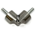 thumbnail image 1 of Urbanest Connecteur de Tringle à Rideau d'Angle Réglable 3/4 Pouce avec Charnière pour Fenêtre d'Angle en Acier Inoxydable Brossé, 1 of 5