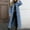 Blue, variant on Womens Coats And Jackets Long Denim Overcoat Loose Button Down Jean Jacket (Blue S)