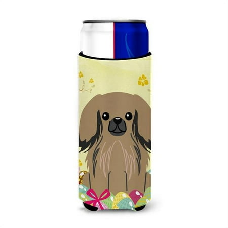 

Easter Eggs Pekingnese Tan Michelob Ultra Hugger for Slim Cans