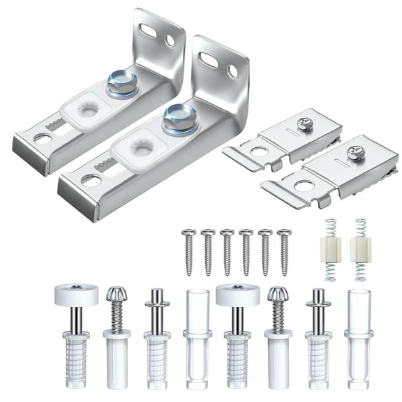 Industrial Grade Repair Bundle Stainless Steel & Nylon Door Hardware set 20pcs/Set Suitable for Double Folding Doors