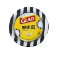 thumbnail image 1 of Glad Everyday Round Disposable Paper Plates with Referee Football Design | Cut-Resistant, Microwavable Paper Plates for All Foods & Daily Use | 10 Inches, 58 Count, 1 of 6
