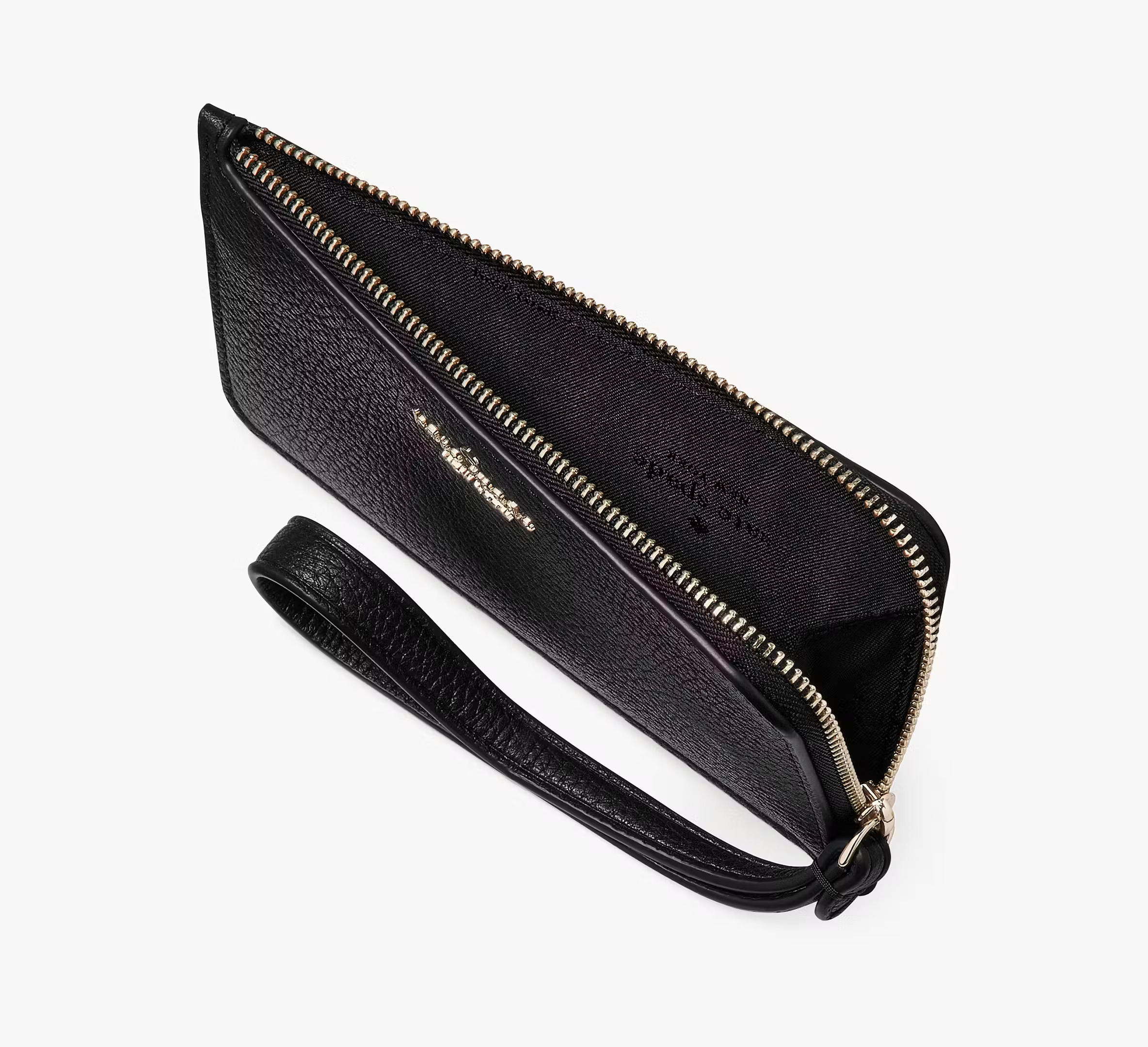 Kate Spade New York Women's Lucy Small Pebbled Leather L-zip Card
