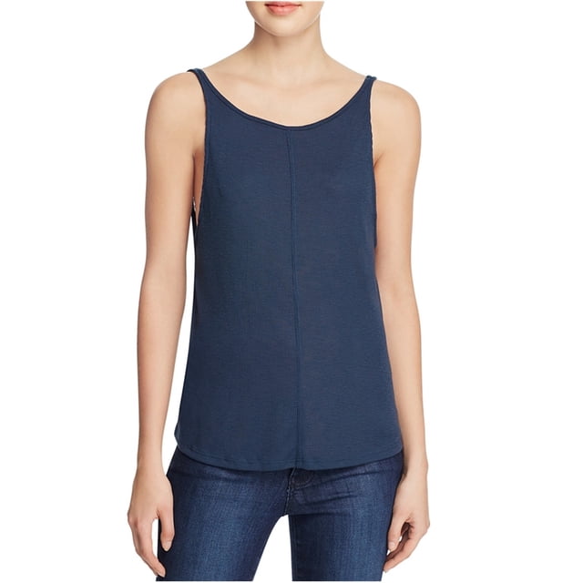 Free People - Camiseta de tirantes para mujer, Sleek N Easy, azul, pequeña Free People Camiseta sin mangas