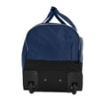 thumbnail image 4 of Wrangler 21" Deluxe Polyester Rolling Duffel, Navy, 4 of 5