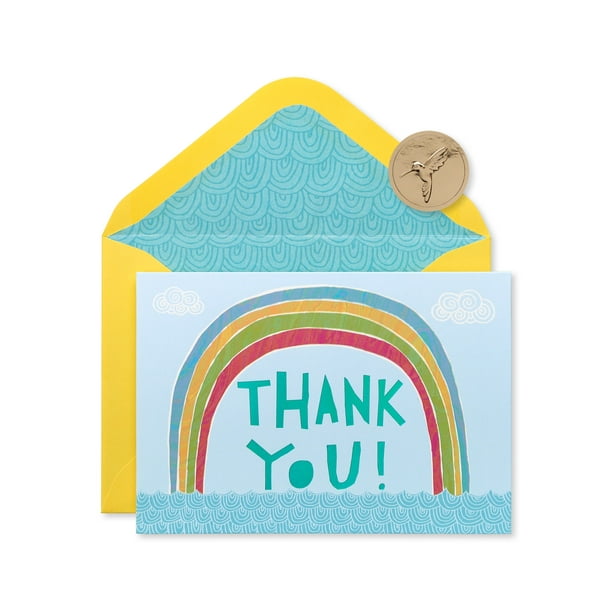 Papyrus Rainbow Blank Boxed Thank You Cards, 12ct  Walmart.com