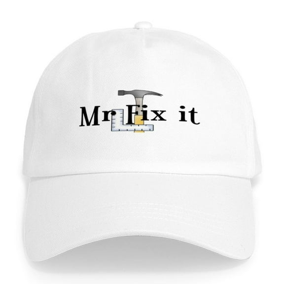 CafePress - Mr Fix It Cap - Adjustable 100% Brushed Unisex Casual Cotton Baseball Cap, Beige, 1