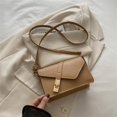 thumbnail image 1 of Bolso bandolera de alta calidad que combina con todo para mujer, nuevo estilo 2025, diseño geométrico a la moda, con cierre y pequeño bolso cuadrado., 1 of 5