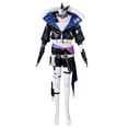 thumbnail image 5 of Disfraz de Cosplay de Honkai Star Rail Silver Wolf, uniforme para niñas y mujeres, abrigo, chaqueta, pantalones cortos, conjunto completo, traje de Halloween, 5 of 5