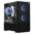 thumbnail image 1 of Gabinete Gamer XTREME PC GAMING Air Flow Micro Torre Micro ATX 3 FAN Mesh Cristal Templado ARGB Negro, 1 of 6
