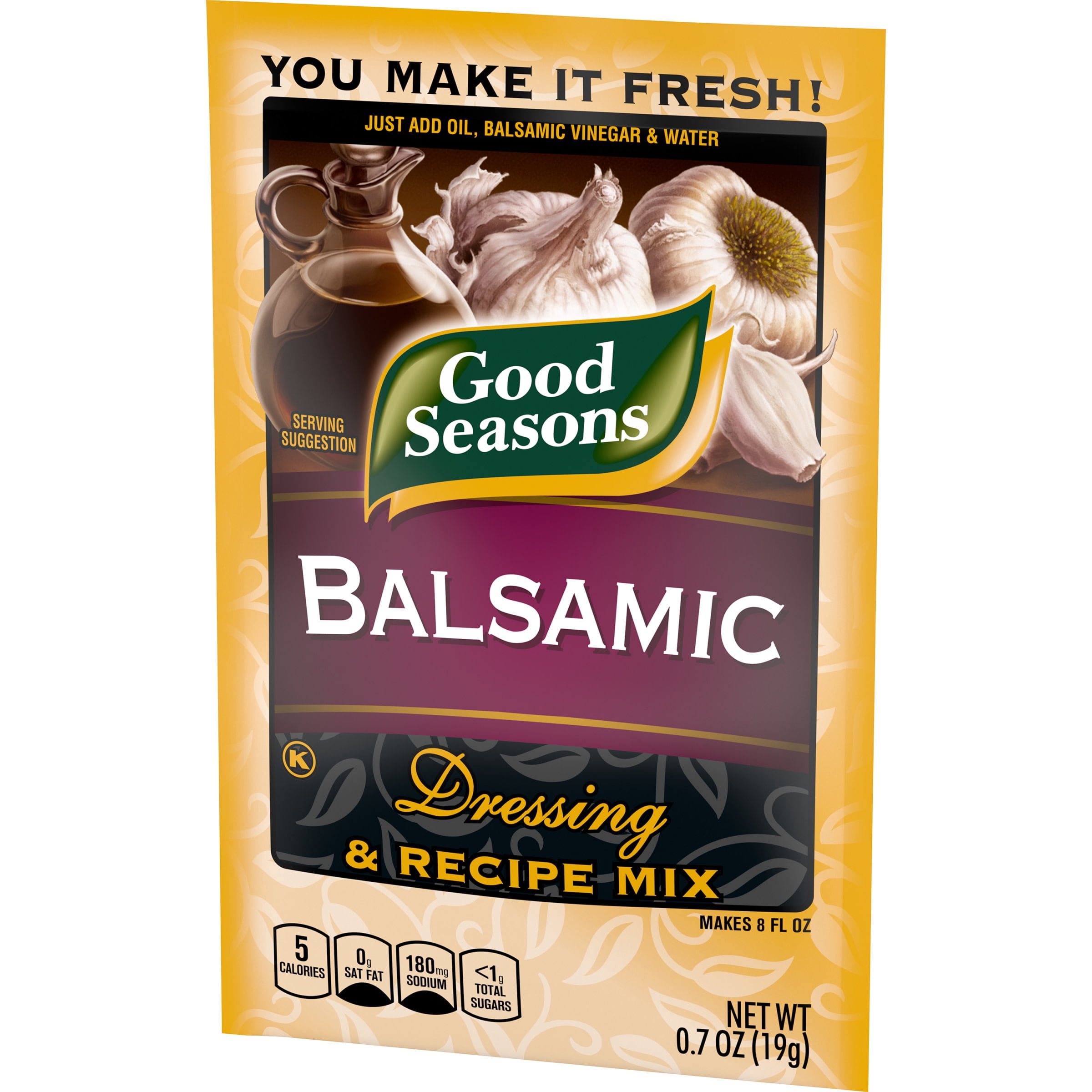Good Seasons Balsamic Dressing & Recipe Seasoning Mix, 0.7 oz Packet