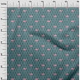 thumbnail image 2 of oneOone Organic Cotton Poplin Twill Fabric Geometric & Flamingo Bird Print Sewing Fabric BTY 42 Inch Wide, 2 of 4