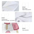 thumbnail image 2 of Yayeee Kitchen Hanging Hand Towels Set of 2 with Loop Bathroom Absorbent Tie Towel, Pink Ice Cream, 2 of 7