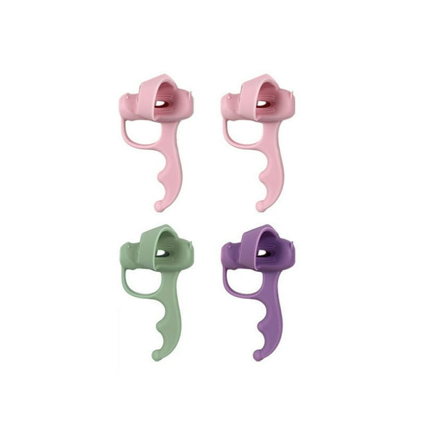 4 Pieces Children Pen Grips Trainer Home School Tool Children Kids Portable Writing Posture Aid Handwriting Training Tool Stationery Type 3