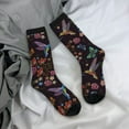 thumbnail image 5 of Rateoe Humming Bird for Women Casual Calf Socks - Cute Crew Socks - Thin Soft Above Ankle Socks Size 5-11, 5 of 6