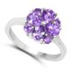 thumbnail image 4 of 1.44 Carat Genuine Amethyst .925 Sterling Silver Ring QJ Model, 4 of 4
