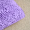 thumbnail image 4 of Funda de cojín REGALWOVEN Set de 2, fundas de cojín suaves y esponjosas, fundas de almohada de felpa de doble cara, morado 18" x 18", 4 of 7