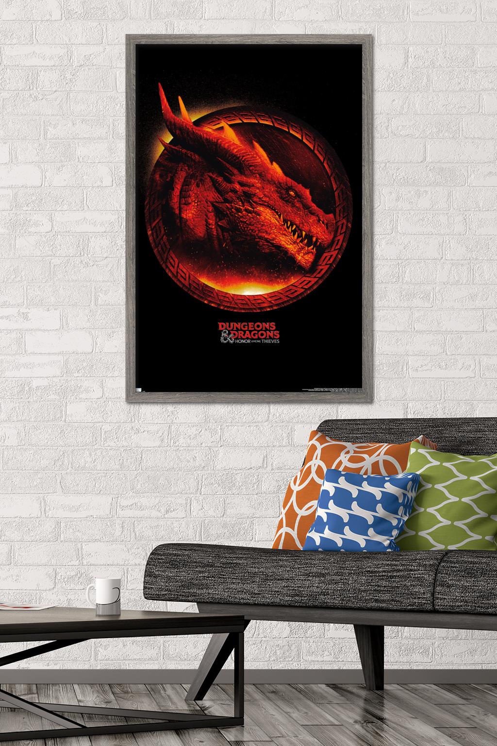 Dungeons And Dragons - Honor Among Thieves - Dragon Wall Poster, 22.375" x 34" Framed