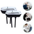 thumbnail image 4 of 2pcs Dual Flush Toilet Button Round Replacement Water Tank Push Button Supply, 4 of 5