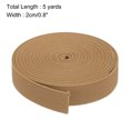 thumbnail image 2 of Elastic Bands for Sewing 0.8"(2cm) 5 Yard Light Brown Knit Elastic Spool for Wigs, Waistband, Pants, 2 of 6