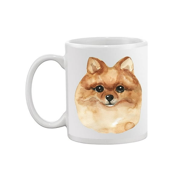Cute Pomeranian Portrait Mug  -Image by Shutterstock,