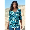 thumbnail image 6 of Roaman's Women's Plus Size Long-Sleeve V-Neck Ultimate Tee, 6 of 6