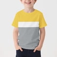 thumbnail image 2 of T-Shirt pour Enfants, Manches Courtes à Col Rond avec Motif Imprimé, Haut de Sport Décontracté pour Garçons et Filles 2-13 Ans, 2 of 6