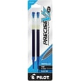 thumbnail image 2 of Pilot Precise V7 RT Ink Refill, 2-Pack for Retractable Rolling Ball Pens, Fine Point, Blue, Pack Of 6, 2 of 2