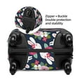 thumbnail image 4 of Haiem Rabbit And Rose Luggage Cover Printed Suitcase Covers for Luggage Elastic Washable Suitcase Protector Fits 18-32 Inch Luggage-Small, 4 of 9