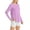 Purple, variant on Lenago Womens Long Sleeve Shirts Solid Color Fashion Crew Neck Tops Summer Loose Long Sleeve Round Neck Shirts Basic Tee Fall Fashion Clothes Trendy Outfits for Women
