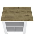 thumbnail image 3 of Kitchen Island Table, 35" High, White/, 3 Open Shelves - Spacious Work Area H Functional Countertop, 3 of 3