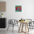 thumbnail image 4 of Stupell Industries Modern Bold Sardines Can Canvas Art, 17 x 17, by Carrie Cantwell, 4 of 8