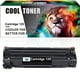 Cool Toner 1-Pack Compatible Toner for Canon 125 Black Toner Work with