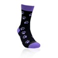 thumbnail image 4 of Purple Paw Print Dog Lover Socks from the Sock Panda, 4 of 5