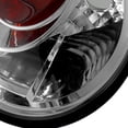 thumbnail image 5 of Spec-D Tuning Euro Chrome Housing Clear Lens Tail Lights Compatible with 1998-2005 VW Beetle, Left + Right Pair Assembly, 5 of 7