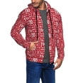 thumbnail image 2 of Honeii Hohoho5 Print Hoodies for Men, Pullover & Full Zip, Breathable Zip up Hoodie, Sweatshirt-X-Large, 2 of 5
