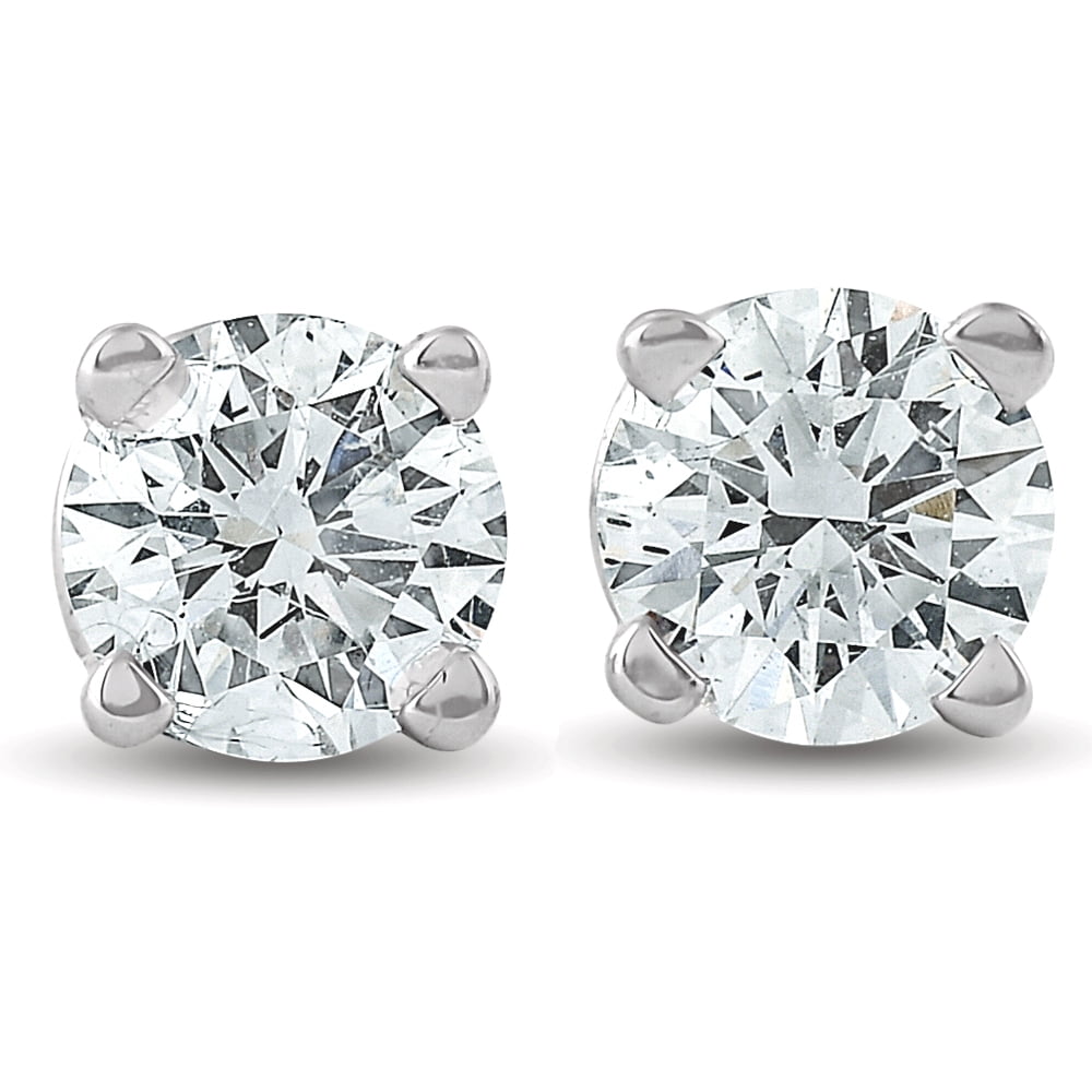 14K Solid Gold Brilliant Round Cut Natural Diamond Mini Bar Stud Earrings 14K Solid Gold Brilliant Round Cut Natural Diamond Mini Bar Stud Earrings