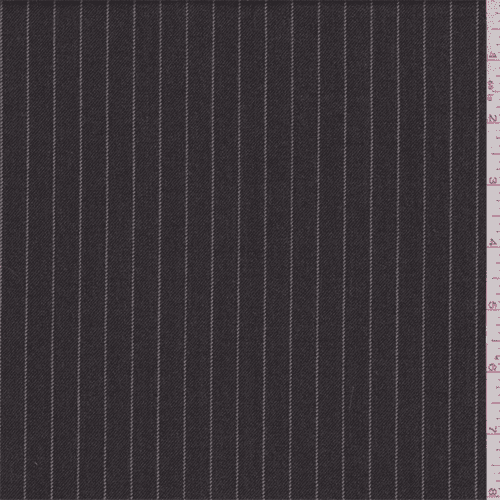 Pearl Brown Pinstripe Wool Blend Suiting, Fabric By the Yard Walmart