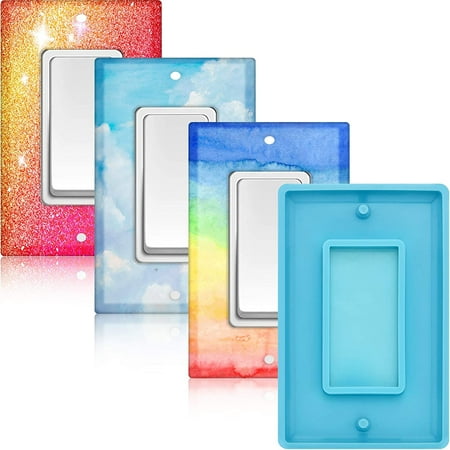 Light Switch Epoxy Resin Silicone Switch Plate Electric Outlet Cover ...