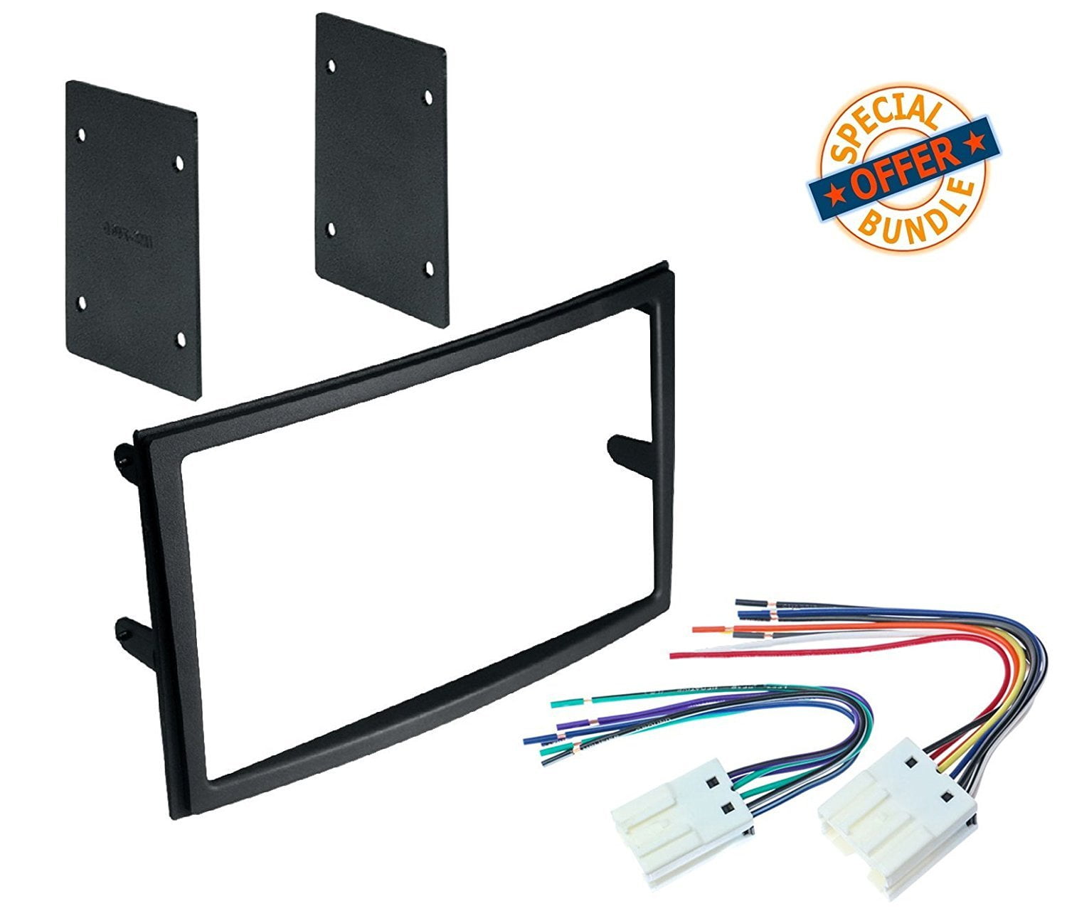 Aftermarket Radio Stereo Double Din Install Car Trim Mount Dash Bezel