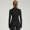 thumbnail image 4 of Chaqueta Liviefent, ligera, con cierre completo, para mujer, negra, talla M, 4 of 8