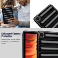 thumbnail image 6 of Allytechgroup Protective Case for Samsung Galaxy Tab A7 10.4" 2020/2022 T505 T500 T509, Shockproof Puffy Bumper Cover with Soft Flexible Back, Lightweight Stand Case for Women & Kids, Black, 6 of 7