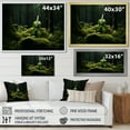 thumbnail image 4 of Designart "Forest'S Verdant Violin III" Music Floater Framed Wall Art Living Room, 4 of 5