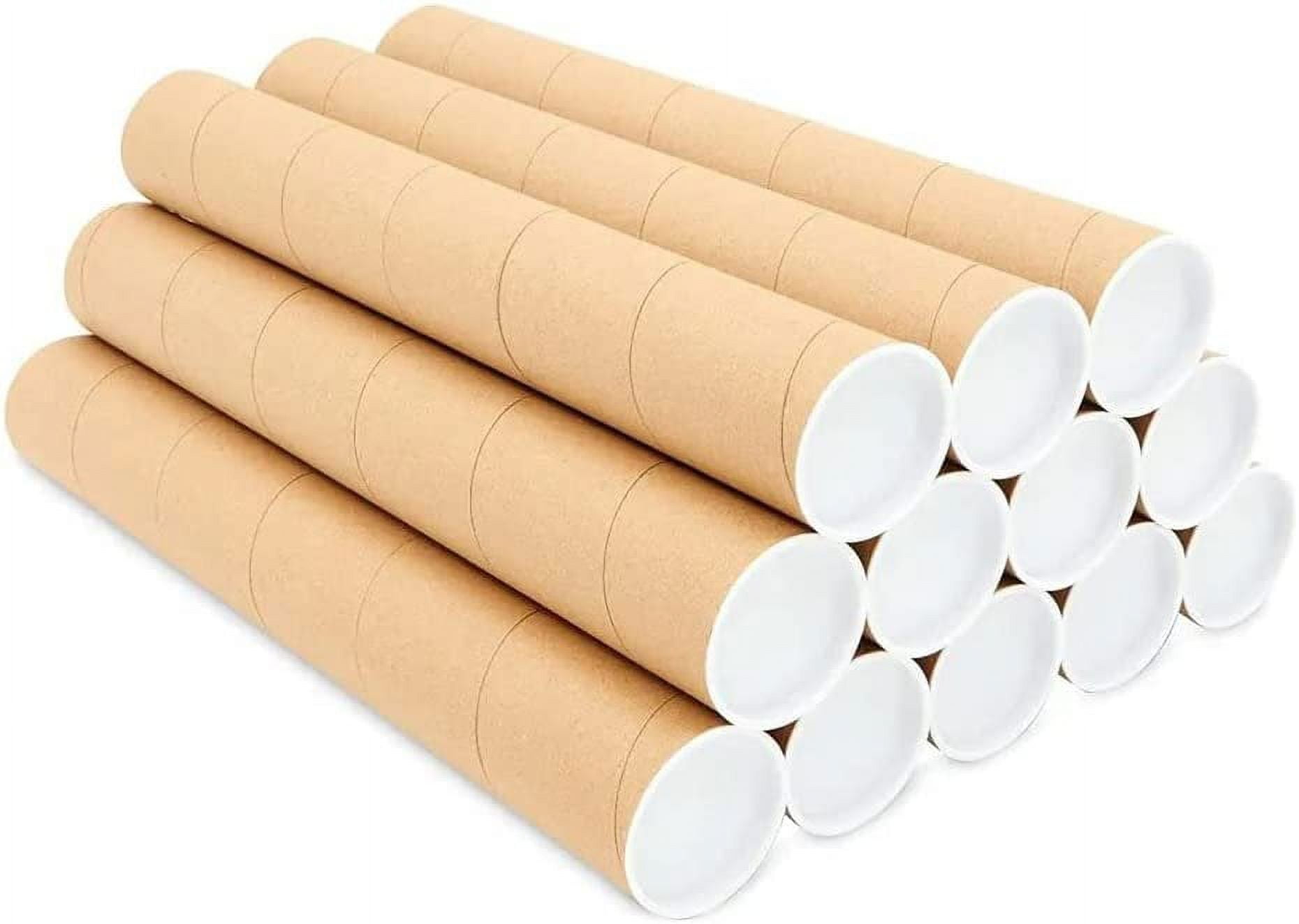 Office Depot® Brand Kraft Mailing Tubes With Plastic Endcaps, 2 x 18,  Pack Of 50 - Yahoo Shopping