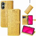 thumbnail image 1 of Funda Cartera FOXDOCK para Vivo Y18i , Flip PU con Relieve de Gatos y Perros, Tarjetero y Soporte, 1 of 6