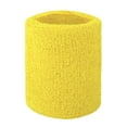 thumbnail image 1 of GOGO 100 Pieces Sports Wristbands Terry Cloth Sweatbands 3 Inches Yellow, 1 of 8